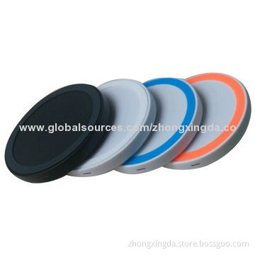 5V 1.5A Input Wireless Chargers, White, Black, Blue, Yellow Colors